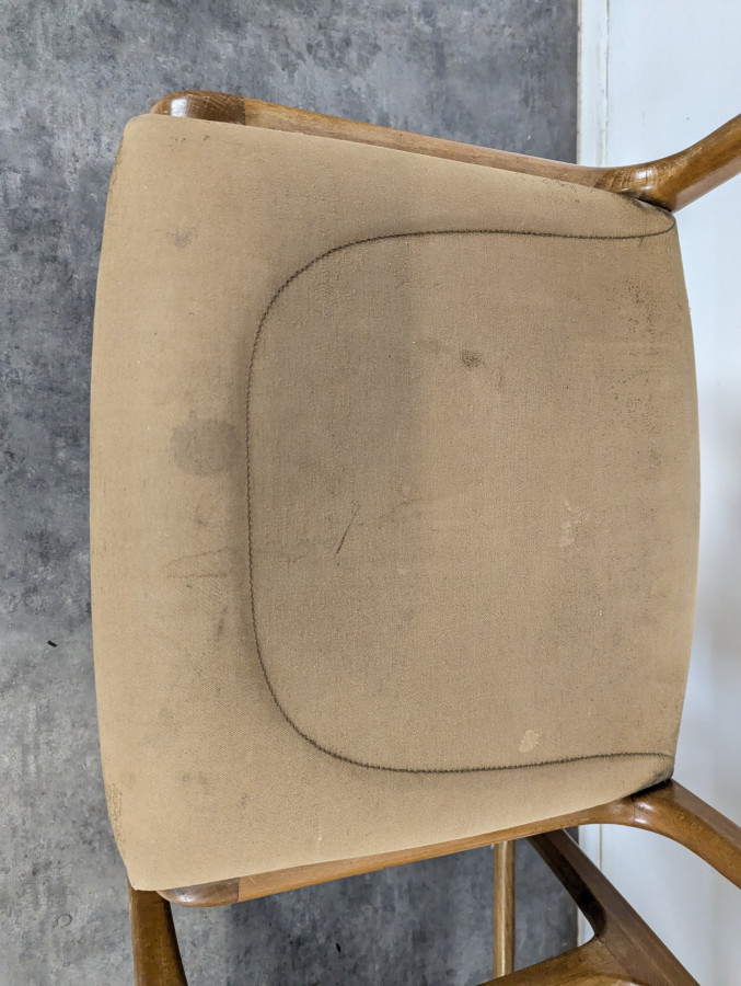 Set de 4 chaises baumann traineau