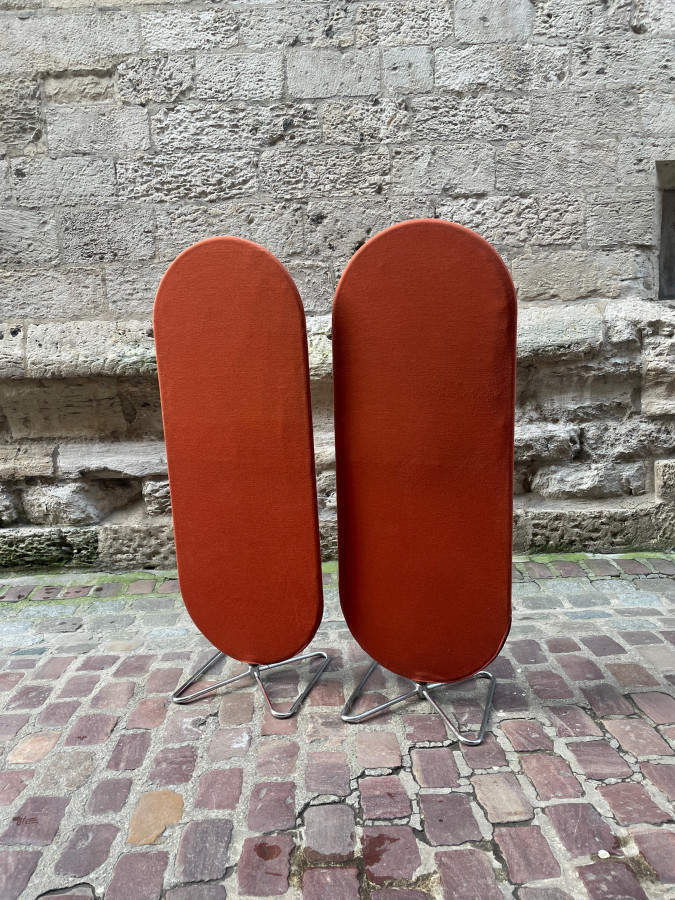Paire de paravents de Verner Panton pour Verpam