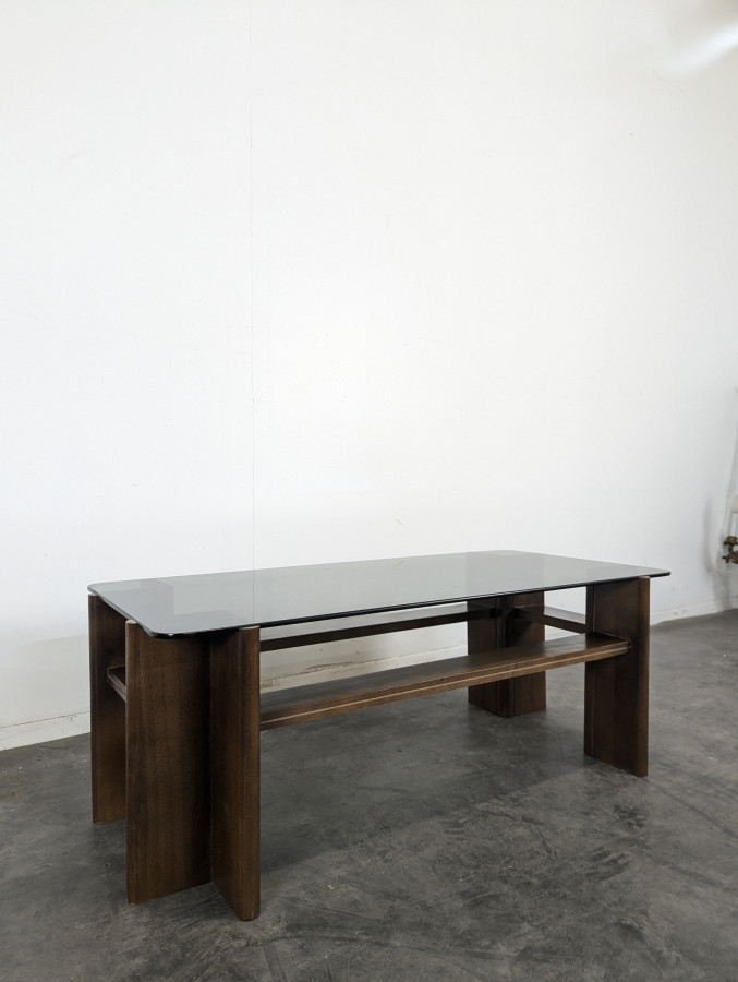 Table basse design italien des années 80