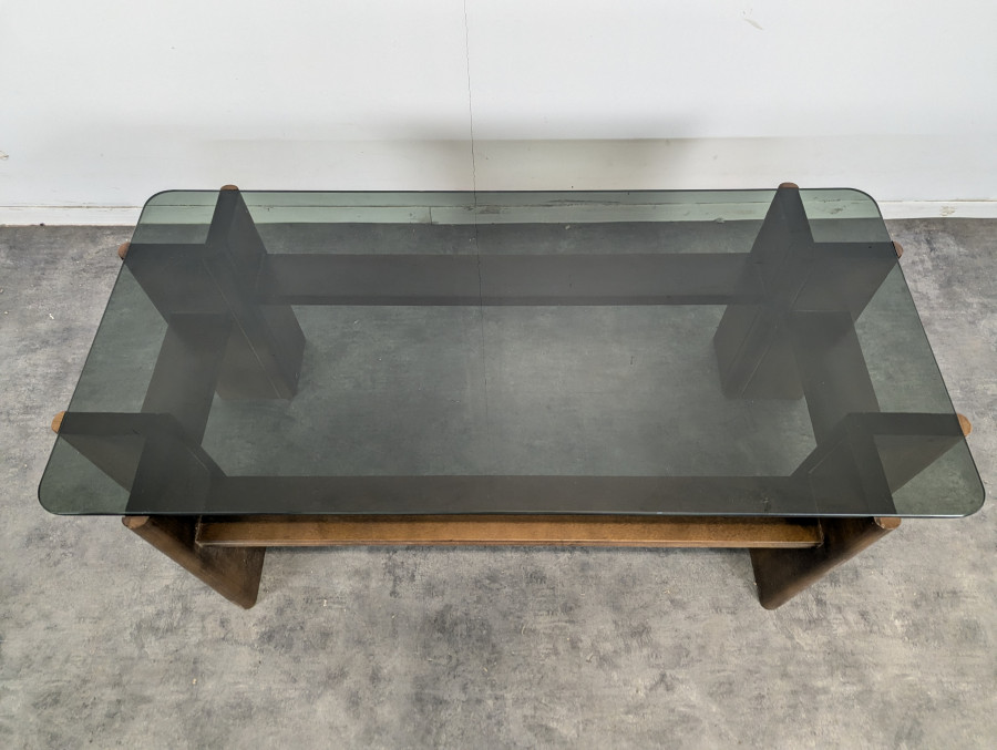 Table basse design italien des années 80