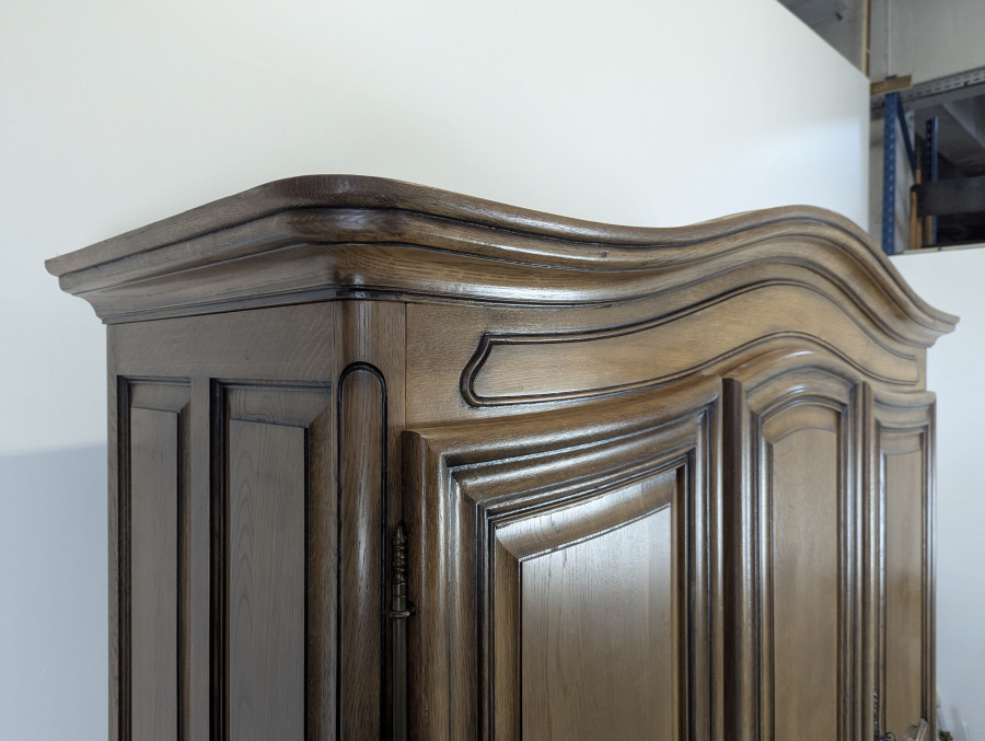 Armoire 3 portes en merisier