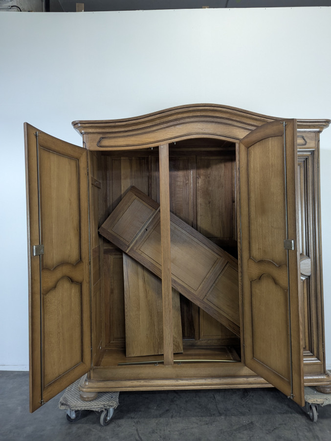 Armoire 3 portes en merisier