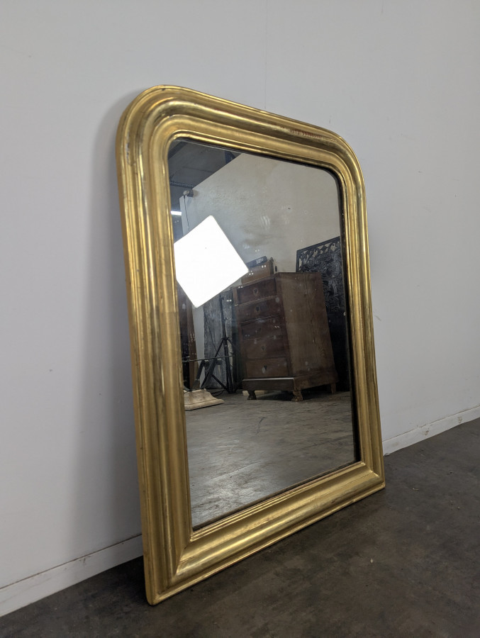 Miroir doré époque Louis Philippe