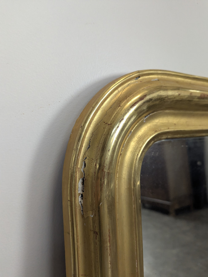 Miroir doré époque Louis Philippe