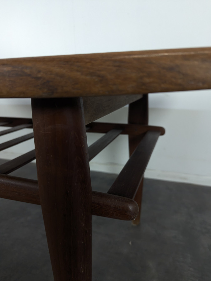 Table basse GJ106 en teck Grete Jalk pour Glostrup