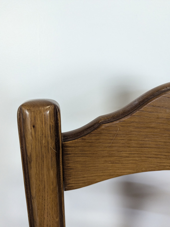 Série de 6 chaises paillées