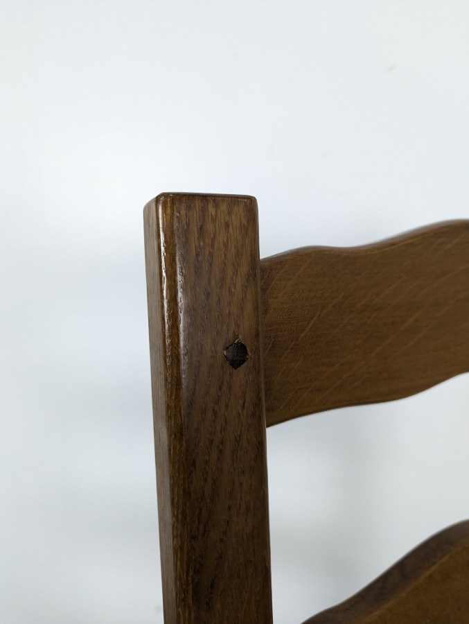 Paire de chaises paillées