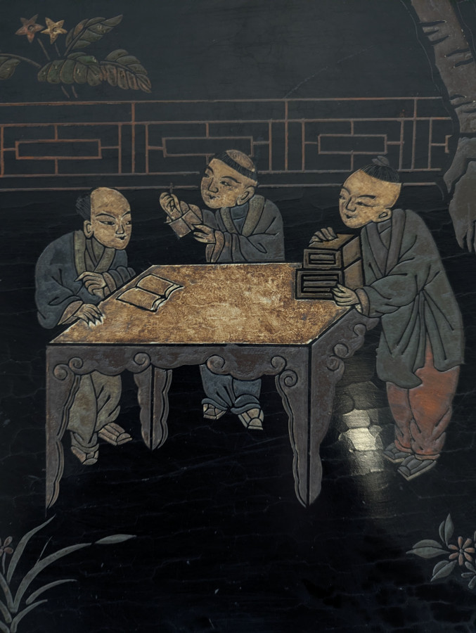 Table basse Chinoise en laque de Coromandel