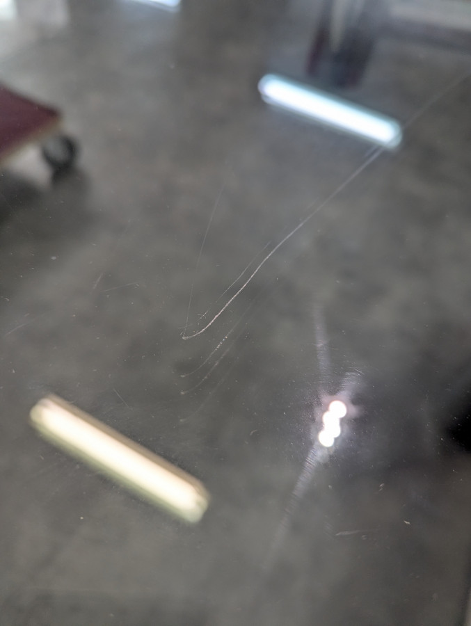 Table en verre et chrome extensible de Draenert Esstisch Casanova