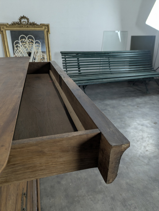 Commode en Acajou flammé époque Louis Philippe