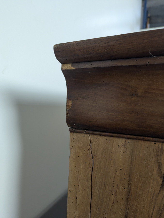 Commode en Acajou flammé époque Louis Philippe