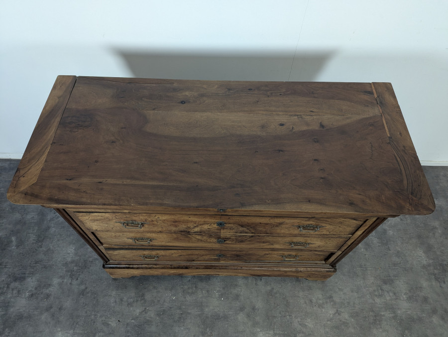 Commode en Acajou flammé époque Louis Philippe