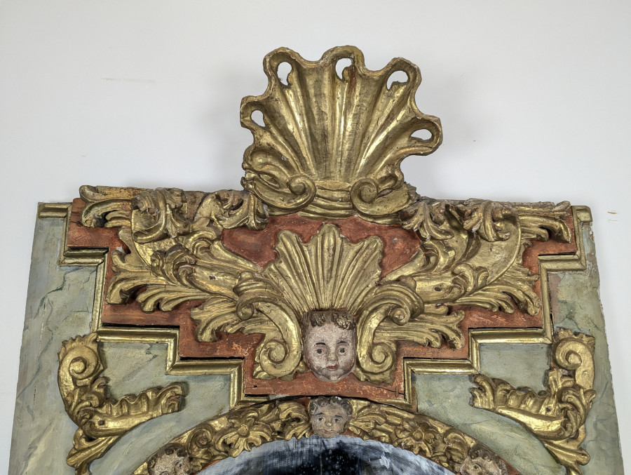 Grand trumeau retable composition de boiseries du XVIII ème