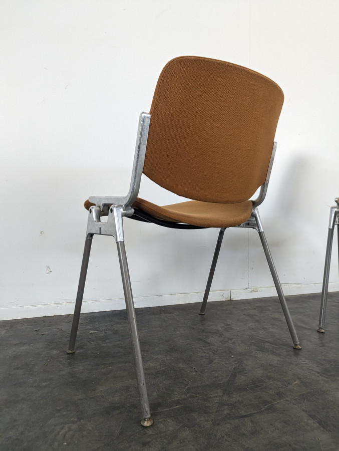 Paire de chaises DSC 106 de Piretti pour Castelli