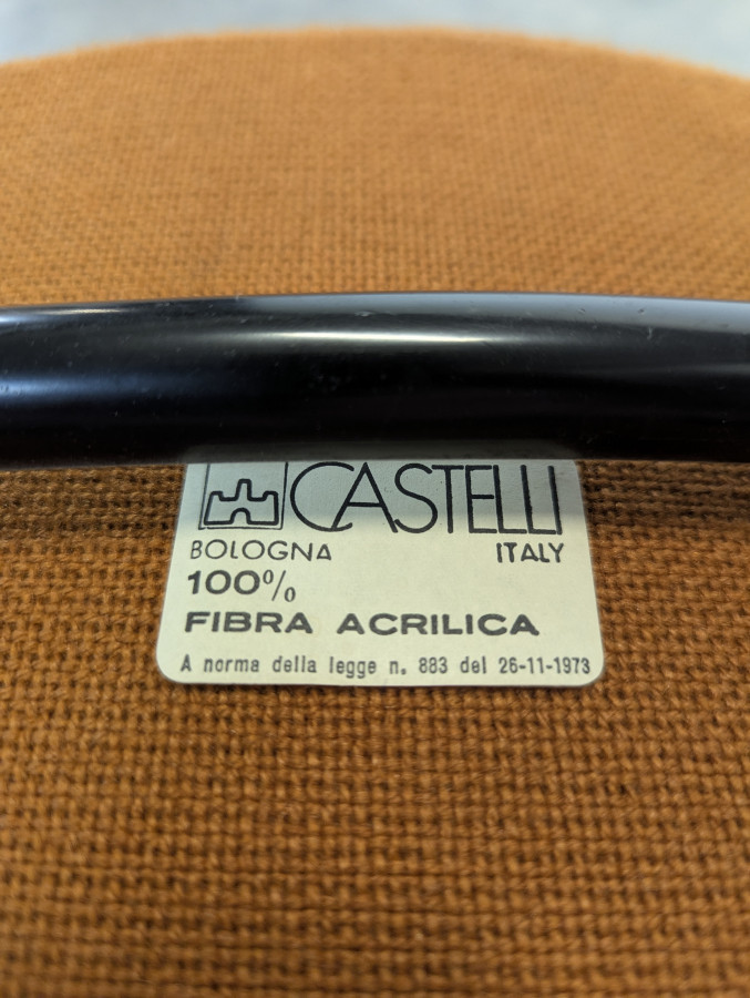 Paire de chaises DSC 106 de Piretti pour Castelli