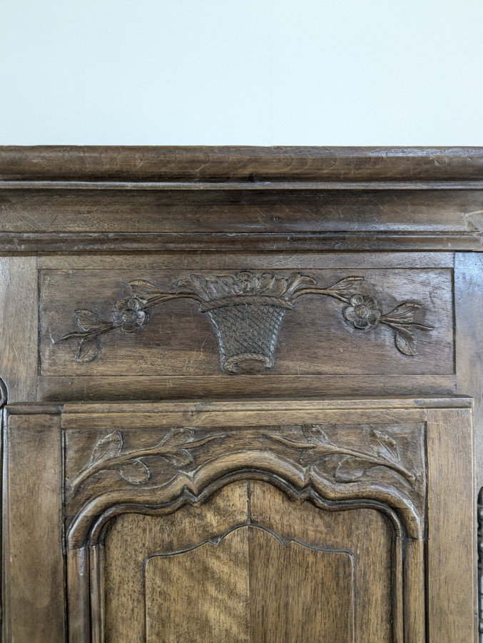 Meuble normand deux corps