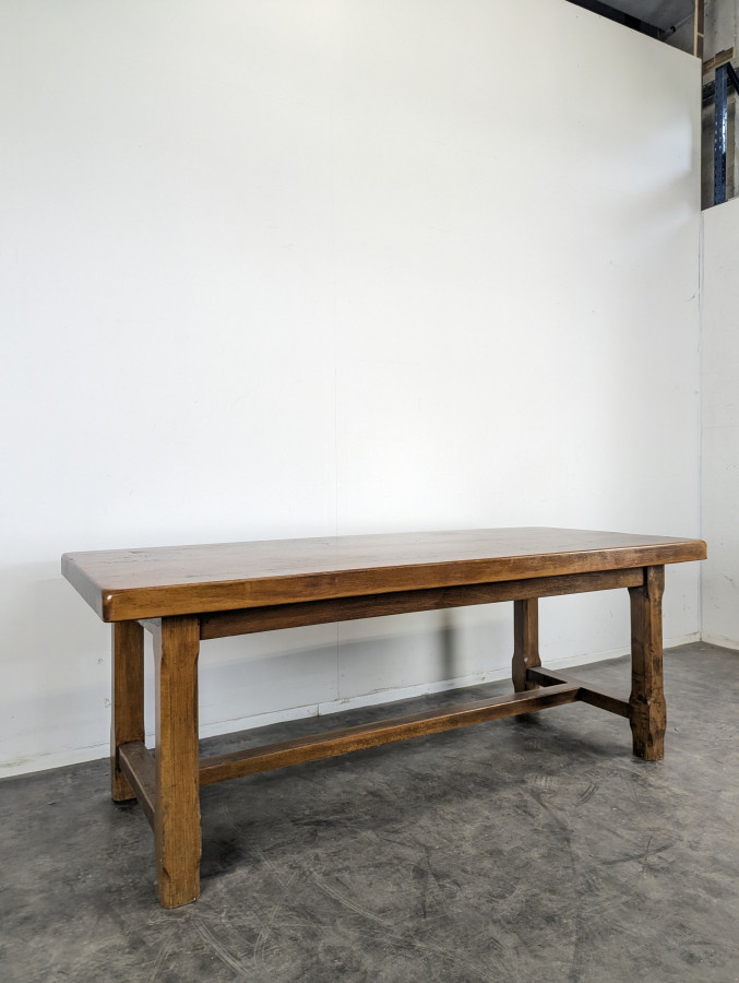 Table de ferme en chêne massif