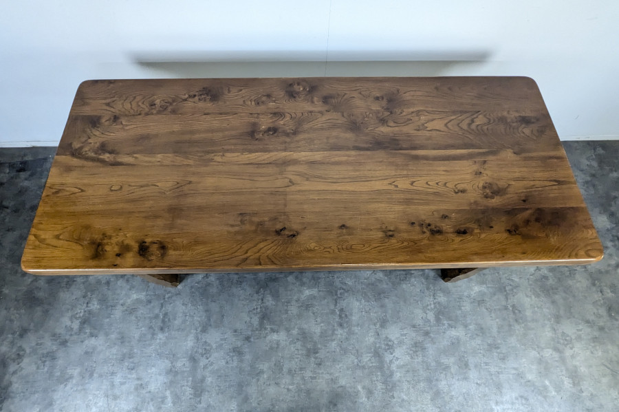 Table de ferme en chêne massif