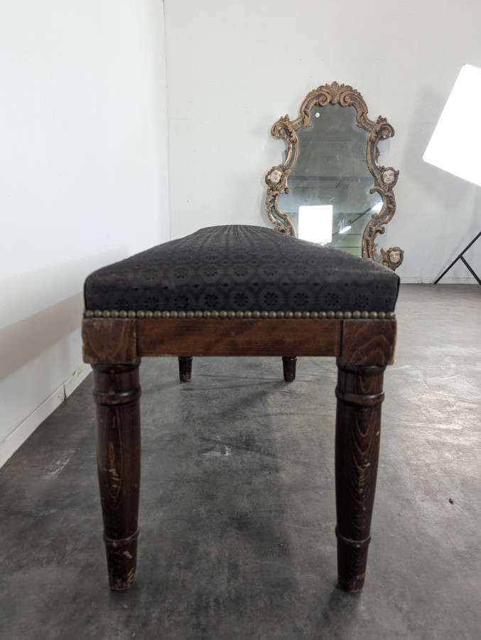Banquette début XIXème en Acajou