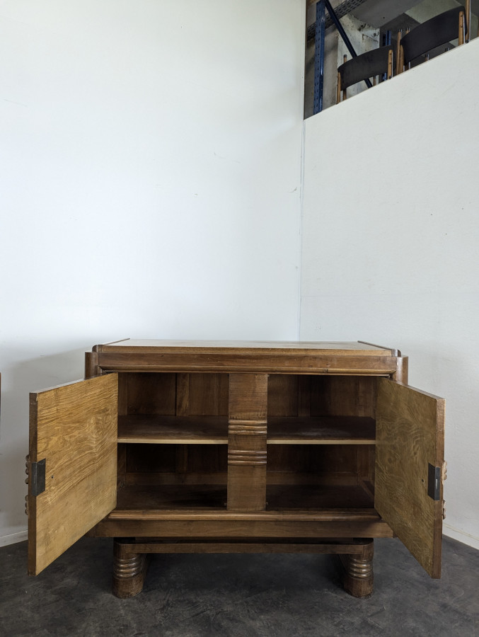 Buffet desserte Art Déco en Noyer