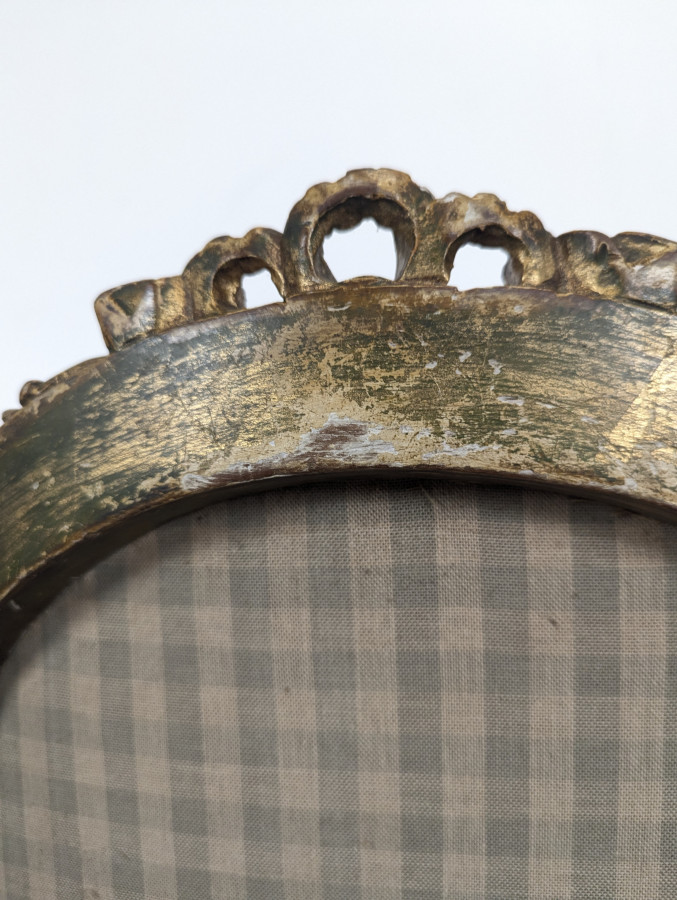 Salon de style Louis XVI époque 1900 en bois doré