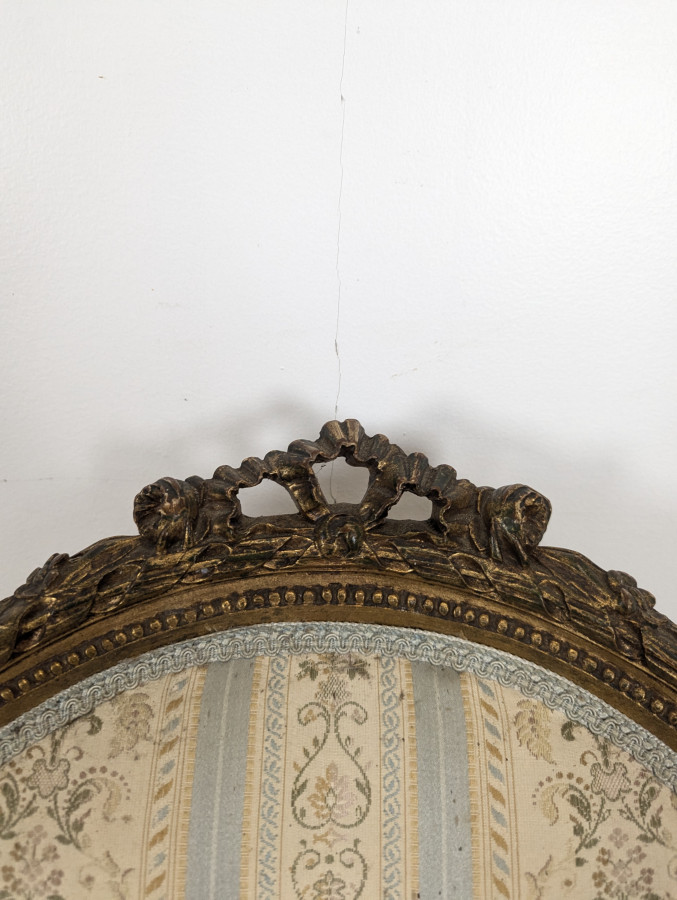 Salon de style Louis XVI époque 1900 en bois doré