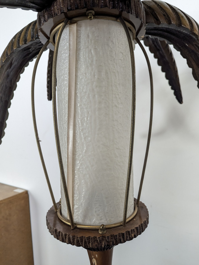 Lampadaire palmier par Alberto Tura des années 50