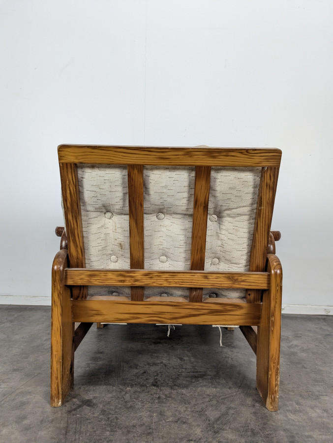 Fauteuil en pin de chalet