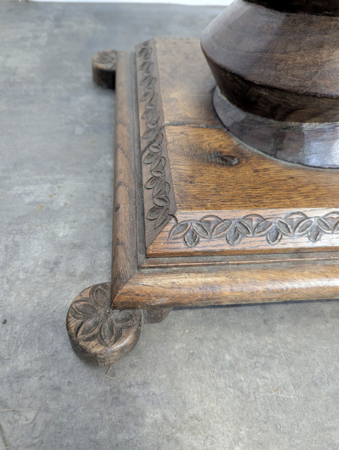 Paire de colonnes visse de pressoir