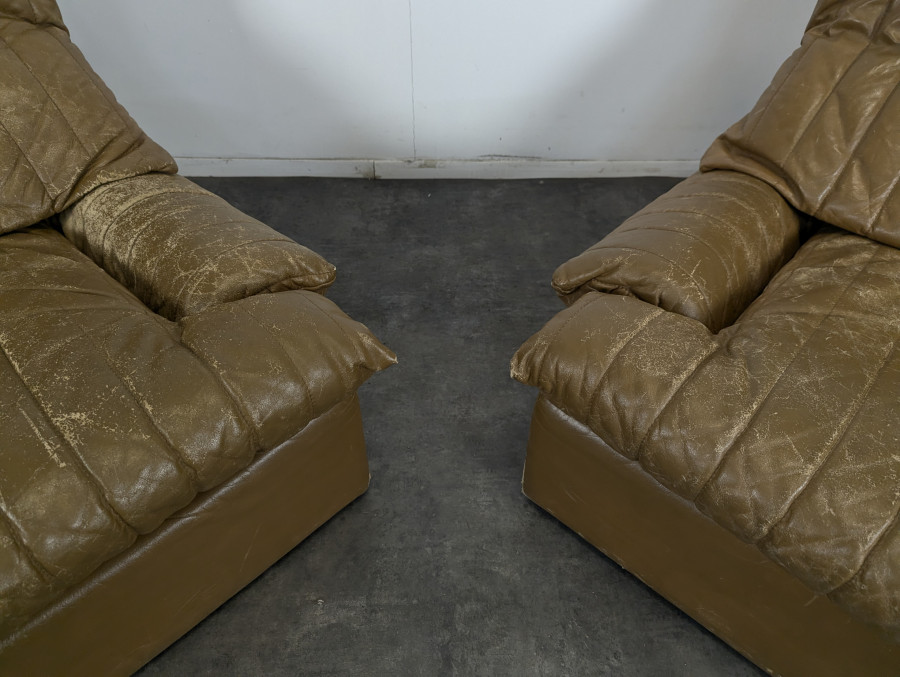 Paire de fauteuils Roche Bobois des années 70