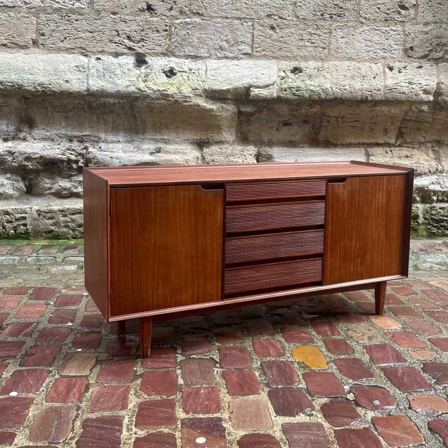 Enfilade scandinave en teck des années 60