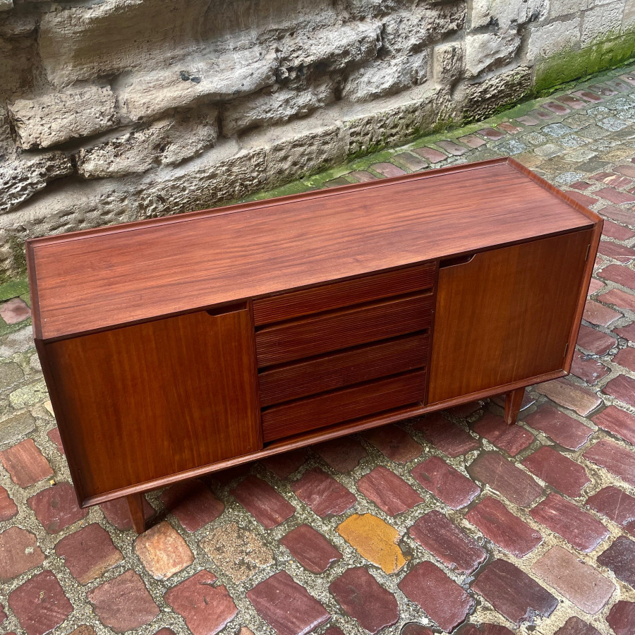 Enfilade scandinave en teck des années 60