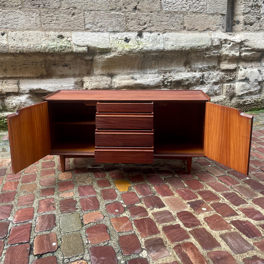 Enfilade scandinave en teck des années 60