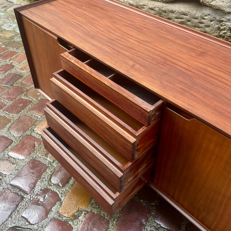 Enfilade scandinave en teck des années 60