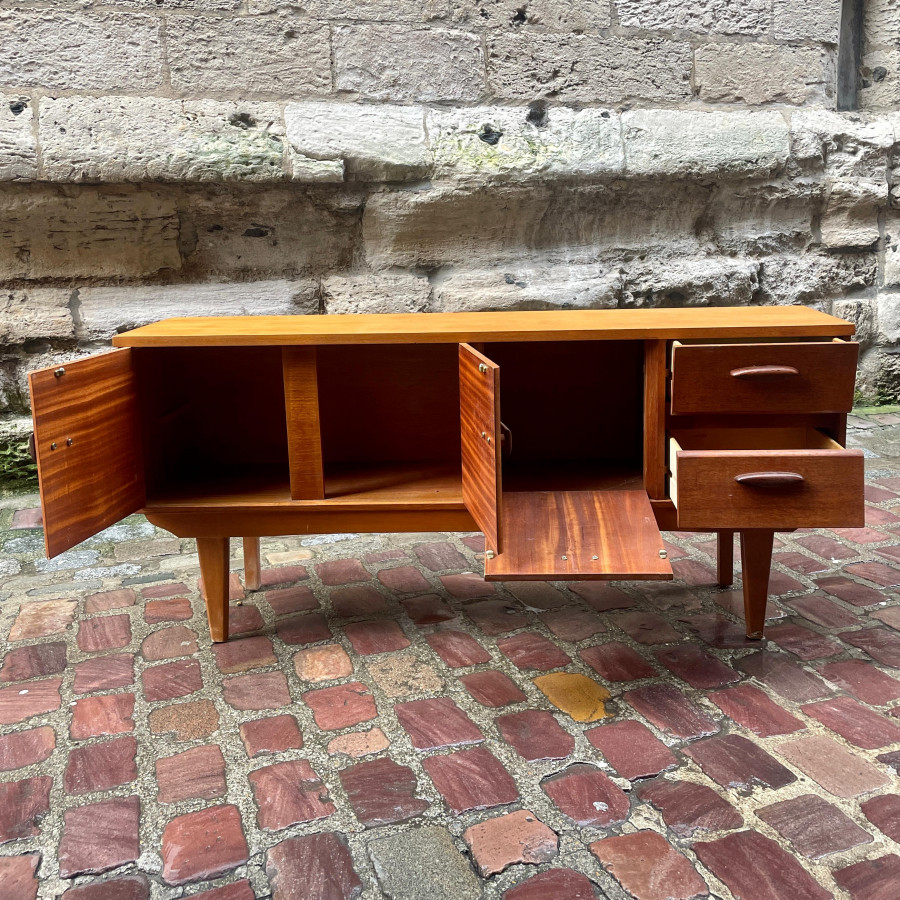 Enfilade style scandinave en teck des années 60