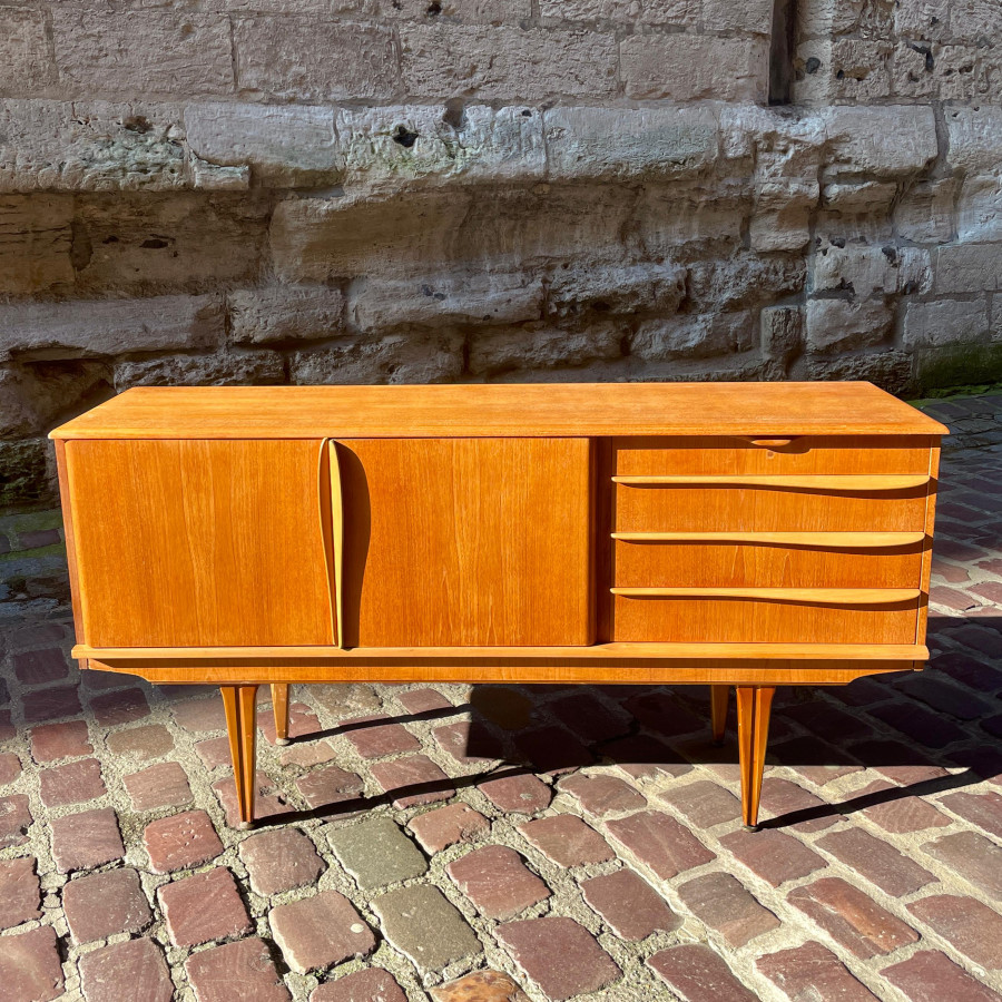 Enfilade style scandinave en teck des années 60