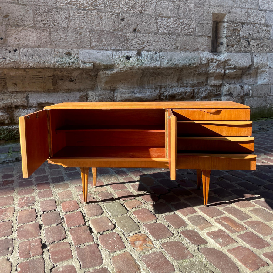 Enfilade style scandinave en teck des années 60