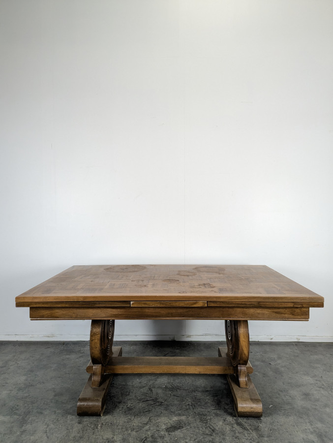 Table de salle à manger brutaliste de Charles Dudouyt