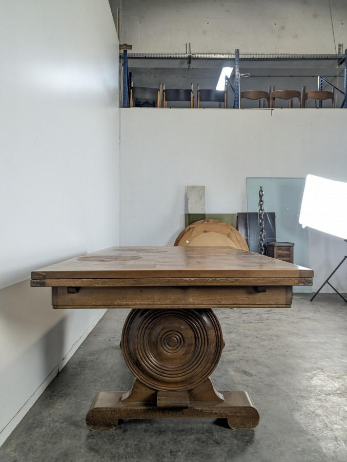 Table de salle à manger brutaliste de Charles Dudouyt