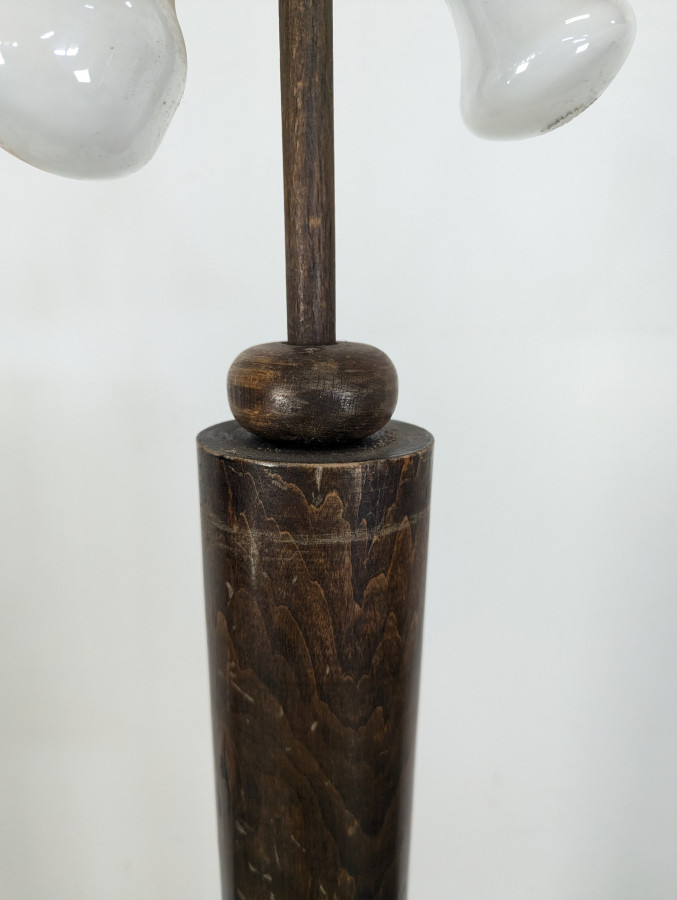 Lampadaire brutaliste dans l'esprit de Dudouyt
