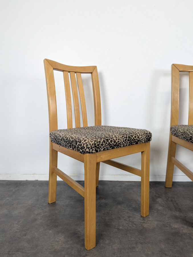 Série de 4 chaises design Italien
