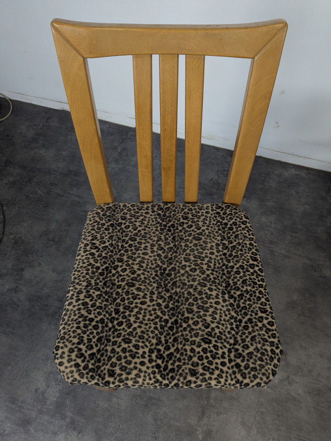 Série de 4 chaises design Italien