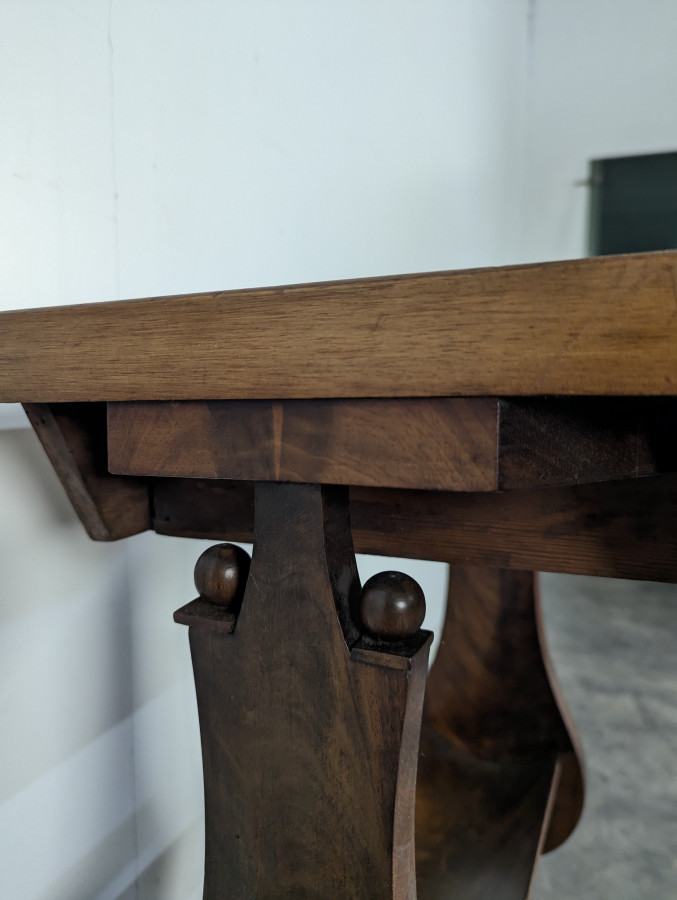 Table d'appoint travailleuse en Acajou époque Restauration
