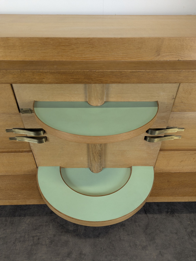 Enfilade moderniste période Perret en chêne clair