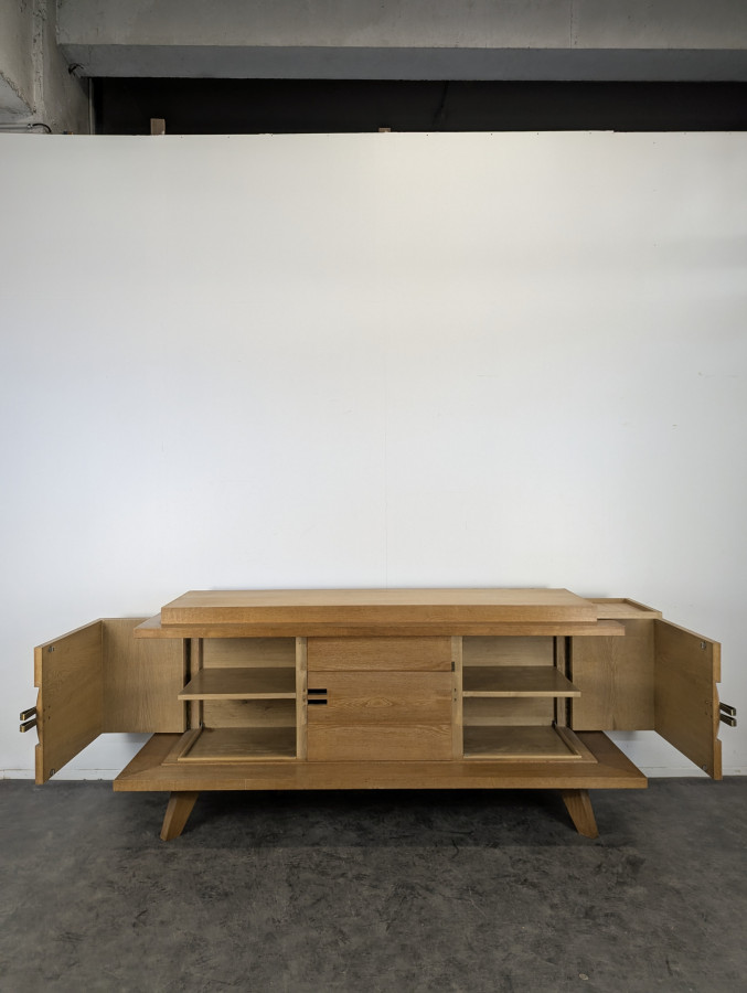 Enfilade moderniste période Perret en chêne clair
