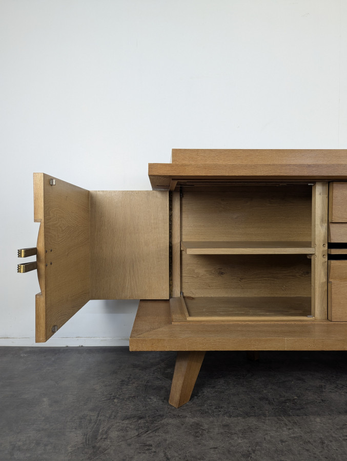 Enfilade moderniste période Perret en chêne clair