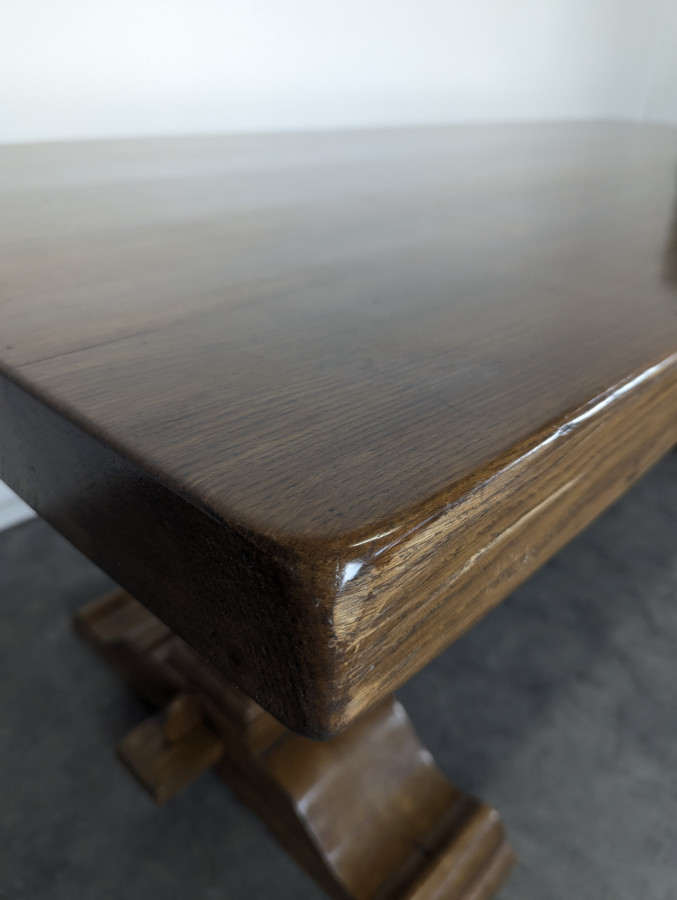Table de monastère en chêne massif