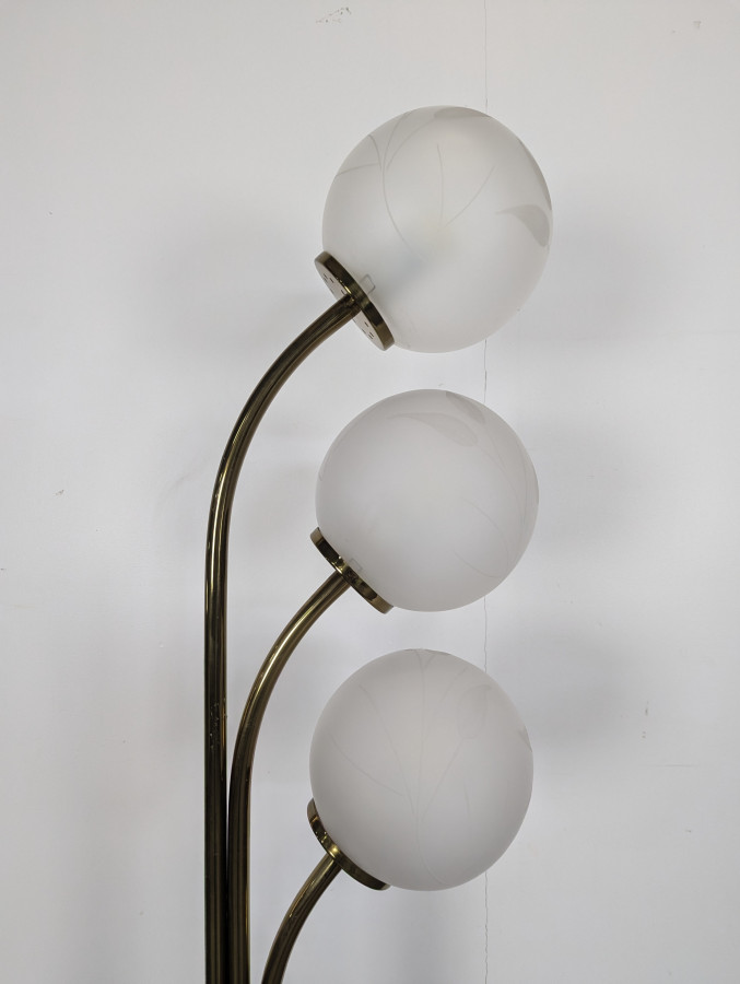 Lampadaire à boules des années 80 design Italien