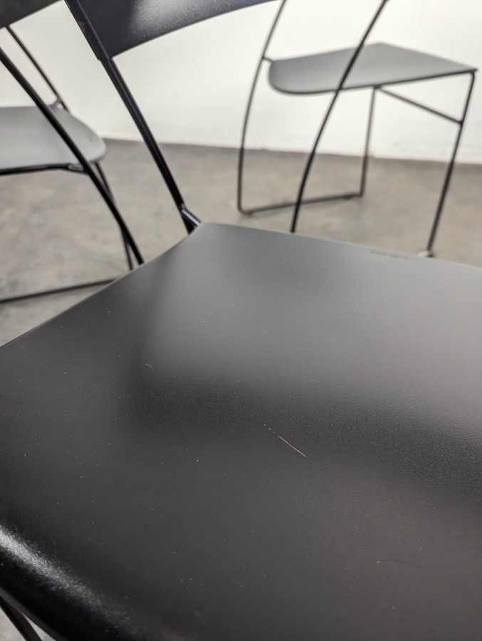 Série de 4 chaises Juliette de Hannes Wettstein pour Baleri Italia