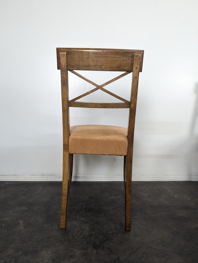 Série de 6 chaises de style Directoire en merisier